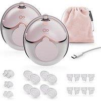 Kinderkraft Mamaflow Double Wearable Breat Pump - Pink