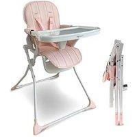 My Babiie Mbhc2 Compact Folding Highchair - Pink