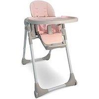 My Babiie Mbhc9 Luxe Highchair From Birth - Pink / Grey