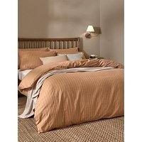 Yard Linear Stripe Duvet Set Demerara Sugar