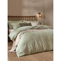 Yard Linear Stripe Duvet Set Forest
