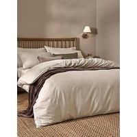 Yard Linear Stripe Duvet Set Natural