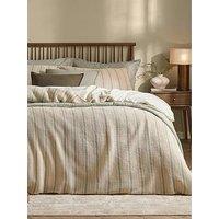 Yard Selby Waffle Duvet Set Bay Green / Natural