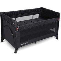 My Babiie Mbtc4 Luxe 4-In-1 Travel Cot - Black
