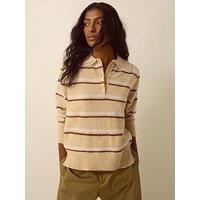 Monsoon Sutton Stripe Jumper - Yellow