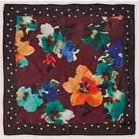 Monsoon Iselle Floral Silk Square Scarf