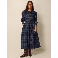 Monsoon Ruth Cord Dress - Blue