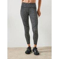 Sweaty Betty Womens Training Power 7/8 Workout Leggings - Black Print
