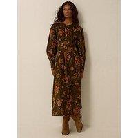 Monsoon Princella Cord Dress - Green
