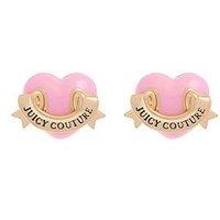 Juicy Couture Enamel Icon Heart Stud Earrings