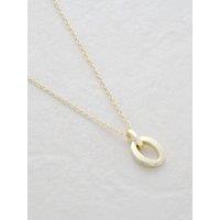 Karen Millen Chain Link Pendant Necklace