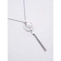 Karen Millen Modern Pearl Pendant Necklace