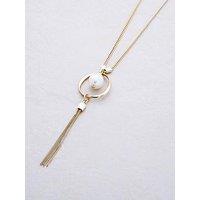 Karen Millen Modern Pearl Pendant Necklace