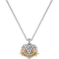 Juicy Couture Crystal Icon Heart Pendant