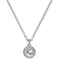Ted Baker Soltell: Solitaire Sparkle Crystal Pendant Necklace