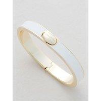 Karen Millen Logo Emanel Hinged Bangle