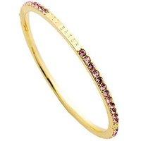 Ted Baker Claudia: Narrow Crystal Hinged Bangle Bracelet
