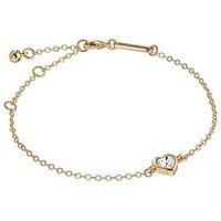 Ted Baker Hansaa: Crystal Heart Adjustable Bracelet