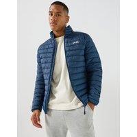 Ellesse Men'S Brunate Lightweight Quilted Puffer Jacket - Navy