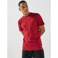Ellesse Men'S Cassica Crew Neck T-Shirt - Red