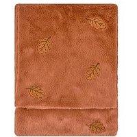 Furn Autumn Trail 130X180 Throw Rust