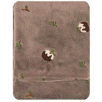 Furn Festive Puddings 130X180 Throw Mocha