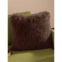 Furn Rowan 50X50 Polyester Cushion Chocolate