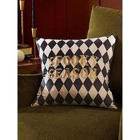 Furn Spooky Season 45X45 Polyester Cushion Gold/Mono