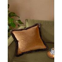 Furn Halo Fringed Velvet 50X50Cm Polyester Cushion