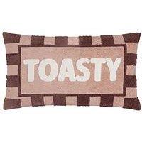 Furn Toasty 30X50 Polyester Cushion Pink/Chocolate