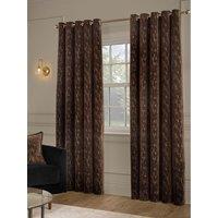 Paoletti Aurelio Chenille Eyelet Curtains