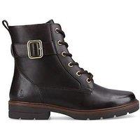 Hush Puppies Teagan Biker Boot - Black