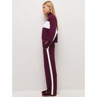New Look Premium Red Side Stripe Wide Leg Trousers