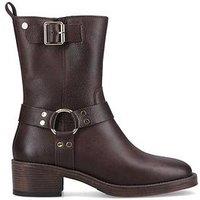 Hush Puppies Althea Buckle Boot - Brown