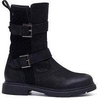 Hush Puppies Celine Buckle Boot - Black