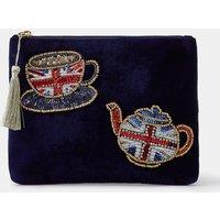 Accessorize London Embellished Tea Pouch