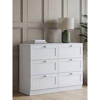 Vida Designs Altino 6 Drawer Double Chest