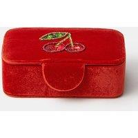 Accessorize Cherry Embellished Velvet