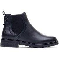 Hush Puppies Maddy Leather Boot - Black