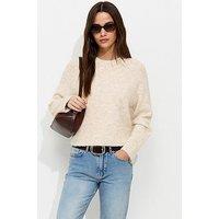 New Look Raglan Sleeve Knitted Jumper - Cream