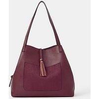 Accessorize Suedette Pocket Tassel Shoulder