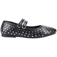 Hush Puppies Nixie Mary Jane Stud - Black