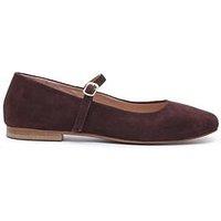 Hush Puppies Pasha Suede Ballerina - Brown