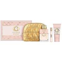 Guess Iconic Women 100Ml Edp, 15Ml Travel Spray, 100Ml Body Lotion & Pouch