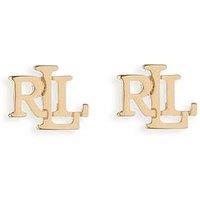 Lauren By Ralph Lauren Lauren Ralph Lauren Gold Logo Stud Earrings