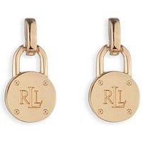 Lauren By Ralph Lauren Lauren Ralph Lauren Signature Gold Logo Padlock Drop Earrings
