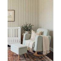 Bebe & Beyond Soother Nursing Chair & Stool Sage Boucle