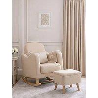 Bebe & Beyond Soother Nursing Chair & Stool Oat Ted