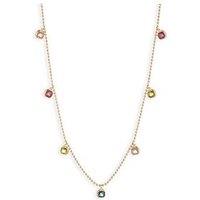 Lauren By Ralph Lauren Lauren Ralph Lauren Gold Tone & Multi Charm Necklace
