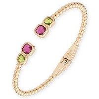 Lauren By Ralph Lauren Lauren Ralph Lauren Gold Tone & Multi Open Cuff Bangle